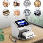 Inkjet Coding Machine with 5 Inch Touch Screen Inkjet Coder with 42ml Original Quick-Drying Ink Cartridge Intelligence Batch Printer for Date/Time/Barcode/QR Code/Batch Number/Label/Picture