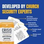 Church Safety and Security Decision Decks | 60 Crisis Communications Scenario Cards for Church Leers, Emergency Planning, and Faith-Based Team Training