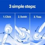 CLOROX ToiletWand Toilet Bowl Cleaner- Toilet Brush, Storage Cdy and 16 Disinfecting Refill Hes