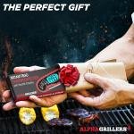 Alpha Grillers Meat Thermometer Digital - Instant Re Food Thermometer for Cooking and Grilling Gifts for Men Valentines Day Gifts for Him Her Mom D