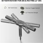 42 in 1 Magnetic Screwdriver Set, Ratchet Screwdriver Set, Multi Bit Screw Driver Set Kit with Case, Portable Repair Tool for Electronics, PC, Glasses, Bicycles, Watch, Furniture & DIY