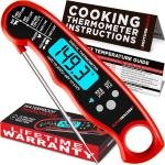 Alpha Grillers Meat Thermometer Digital - Instant Re Food Thermometer for Cooking and Grilling Gifts for Men Valentines Day Gifts for Him Her Mom D