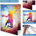 Sport Pocket Folders Basketball Football Sports File Folder Back to School Supplies Pocket Folder Sport Theme File Folder for Teachers Students School Office 12 Count 8.6 x 11.8inch