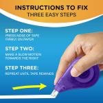 BIC Wite-Out Brand EZ Correct Correction Tape, 19.8 Feet, 4-Count Pack of White Correction Tape, Fast, Clean and Easy to Use Tear-Resistant Tape Office or School Supplies