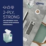Scott Kleenex® Professional Naturals Facial Tissue, Bulk (21272), 2-Ply, White, Upright Facial Tissue Cube Boxes for Business (90 Tissues/Box, 36 Boxes/Case, 3,240 Tissues/Case)