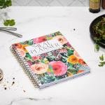 Large Meal Prep Planner, Spiral, Pull-off Grocery Shopping Lists, Kitchen Management, Tabbed Dividers, Laminated Covers, Easy Organizing, Avoid Food Waste, Folder Pockets, Covers a full Year - Eccolo