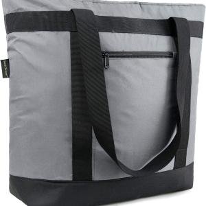 BeeGreen Cooler Bag Soft Leakproof Insulated Tote with Zipper for Beach Travel Grocery