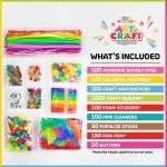 WAU CRAFTS Arts and Crafts Supplies for Kids - 1750 pcs Crafting for School Kindergarten Homeschool - Supplies Set for Craft Art - Supply Kit for Toddlers Age 2 3 4 5 6 7 8 9