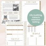 bloom daily planners 2025-2026 (8.5" x 11") Acemic Year Day Planner (July 2025 - July 2026) - Weekly & Monthly Dated Agenda Organizer with Stickers & Tabs - Moments of Grace