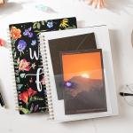 Daily Planner Undated - 6.8" x 8.5", To Do List Notebook & Planner with Hourly Schedule, Spiral To do List Notep to Organize Your Tasks And Appointments, 120 Pages, Inner Pocket