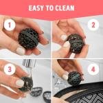 Sauberkugel - The Clean Ball - The clever way of cleaning purses, bags, backpacks and school bags (Blue)