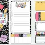 Teacher Sticky Notes Set - Teaching is A Work of Heart Set Blackboard Self-Stick Note Ps - Teacher Appreciation Gift Writing Memo Ps Classroom School Office Supplies (Corlorful)