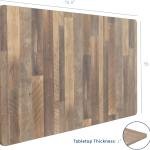 VIVO Universal 71 x 36 inch Table Top for Standard and Sit to Stand Height justable Home and Office Desk Frames, Reclaimed Wood Extra-Wide Desktop, DESK-TOP72-36P