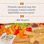 Firehook Sea Salt Crackers – Artisan Baked, Uniquely Crunchy, Baked with Simple Ingredients – Organic, Non-GMO, Kosher – 8 oz Box