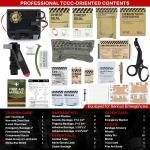 RHINO RESCUE Car Tactical IFAK Trauma Kit with C-A-T Tourniquet, First Aid Kits for Vehicles, Molle Pouch for Military, Combat, Car, Van, ATV