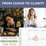Weekly To Do List Notep, 60 Page Task Planning P w/Daily Checklist, Priority Todo Checkbox & Notes. Desk Notebook to Organize Office 11 X 8.5