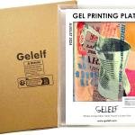 Upgred Gel Printing Plate No Aging & Bubbling, Mini Size 3" x 5" Reusable Gel Plates for Monoprinting -Printmaking Art Supplies for Card Making, Book Press, Journaling, Scrapbooking