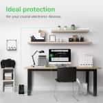 APC UPS Battery Backup Surge Protector, 425VA Backup Battery Power Supply, BE425M