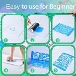 Reusable Gel Printing Plate - 8" X 10" Gel Plate with Press Rubber, No Aging and Bubbling Gel Printing Plate, Printmaking for Card Making, Arts and Crafts, Scrapbooking and Journaling