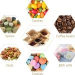 FireKylin 100 Pcs Paper Bags Resealable bags 3.5" x 5.5" Zipper Food Storage Bags, Stand Up, with Matte Window, Reusable, Sealable, for Packaging Products