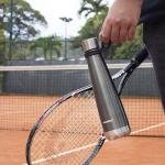 Insulated Water Bottle - On-The-Go Refillable Stainless Steel Water Bottles For ults, Reusable Thermos Travel Tumbler With Leak-proof Lid For Hot & Cold Beverages (17 Oz. Silver Show)