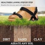 Lawn Aerator Shoes with 2.1” Spikes for Grass Aeration, Spiked Shoes for Lawn Care, justable Heavy-Duty Strap Fit, Gardening Aerator Tool for Yard, Soil & Epoxy Floors