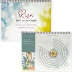 Rise Into Your Power Habit Tracker – 30-Day Undated Spiral Planner with Watercolor Art & Affirmations – Track Up to 10 Habits – Mindful Productivity Journal for Women – Self-Care & Wellness Gift