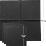Black Beverage Napkins (300 Count) 2-Ply Disposable Cocktail Napkins for Bar, Weddings, Parties, Events, Premium Quality and EU Me