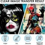 Upgred Gel Printing Plate No Aging & Bubbling, Mini Size 3" x 5" Reusable Gel Plates for Monoprinting -Printmaking Art Supplies for Card Making, Book Press, Journaling, Scrapbooking
