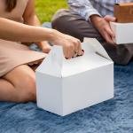 SCT Carryout Barn Boxes, 9.5 x 5 x 5, White, Paper, 125/Carton