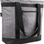 BeeGreen Cooler Bag Soft Leakproof Insulated Tote with Zipper for Beach Travel Grocery
