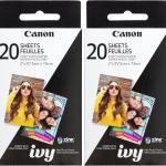 Canon IVY ZINK 2" x 3" Photo Sticker Paper 50 sheets Pack