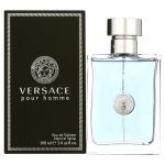 Versace Pour Homme Eau de Toilette ,Cologne Spray for Men 3.4 oz, full size