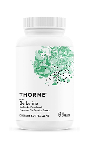 THORNE - Berberine - Dual Action Formula with Phytosome Plus Botanical Extract - Support Heart Health, Immune System, Healthy GI & Cholesterol* - Gluten-Free - 30 Servings