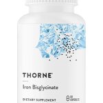 THORNE - Iron Bisglycinate - 25 mg Iron Supplement for Enhanced Absorption Without Gastrointestinal Side Effects* - NSF Certified for Sport - Gluten-Free - 60 Servings