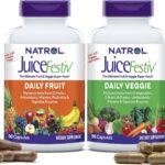 Natrol JuiceFestiv, Vitamins and Supplements for Nutrition & Well-Being, Antioxidants for Cellular Health, 90 Capsules (2-Count), Up to a 45 Day Supply