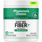 Physician's CHOICE Easy Mix Fiber for GLP-1 Support - No Grit & Sugar Free - Daily Prebiotic Soluble Fiber Powder Supplement - Digestive Health & Regularity - for Women and Men - Unflavored - 7.1oz