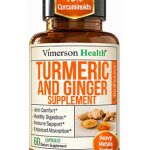 Turmeric and Ginger Supplement with Organic Tumeric for Daily Joint Support, Digestive & Immune Health – with Ginger & Black Pepper Extract (BioPerine) for Enhanced Absorption – Non-GMO – 60 Capsules