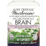 Host Defense MycoBotanicals Brain* Capsules - Brain Support Supplement with Lion's Mane, Reishi & Cordyceps Mushroom - Herbal Supplement for Memory & Focus Support - 60 Capsules