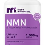 Micro Ingredients NMN Complex 1000mg Per Serving, 120 Veggie Capsules | 10-in-1 with Nicotinamide Mononucleotide, Resveratrol, CoQ10, Quercetin & Glutathione | NAD+ Supplement Precursor | Filler Free