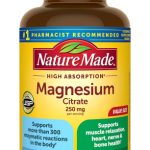 Nature Me Magnesium Citrate 250 mg per serving, Magnesium Supplements for Men and Women, Support for Muscle, Nerve, Bone and Heart, 120 Softgels, 60 Day Supply