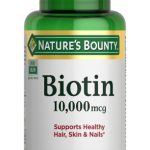 Nature's Bounty Biotin Hair Skin and Nails Vitamins, Supports Healthy Hair, Skin and Nails, 10,000 mcg, 120 Softgels (Pack of 1)