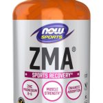 NOW Foods Sports Nutrition, ZMA (Zinc, Magnesium and Vitamin B-6), Enhanced Absorption, Sports Recovery*, 180 Capsules