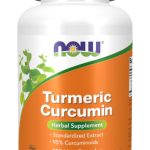 NOW Foods Supplements, Turmeric Curcumin, Derived from Turmeric Root Extract, Herbal Supplement, 120 Veg Capsules