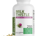 Bronson Milk Thistle Silymarin Marianum & Dandelion Extract Liver Health Support, Antioxidant Support, Detox, 250 Capsules