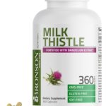 Bronson Milk Thistle Silymarin Marianum & Dandelion Extract Liver Health Support, Antioxidant Support, Detox, 360 Capsules
