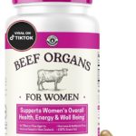Beef Organ Supplement for Women - Beef Liver, Kidney, Heart and Uterus Tissue, Supports Women's Overall Energy and Health - Pasture Raised in New Zealand - No Fillers or Flow Agents - 120 Capsules